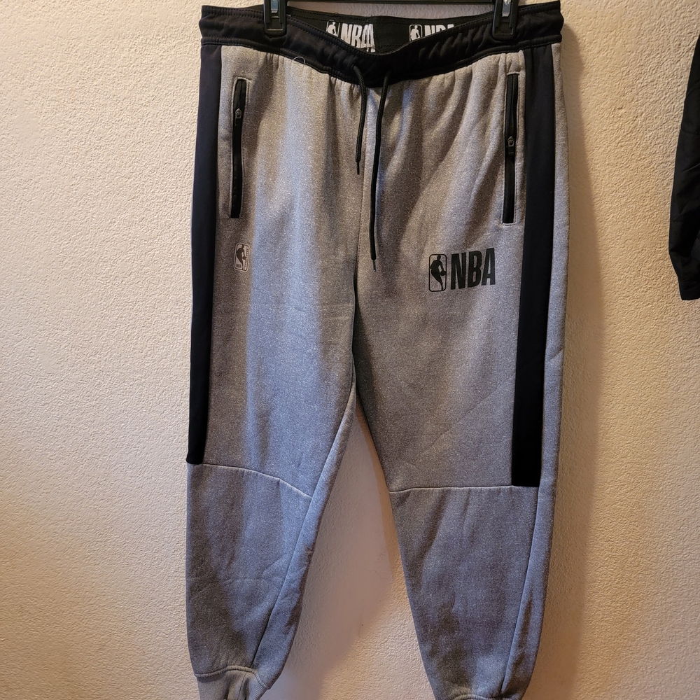 NBA Men's Gray Performance Jogger Pants